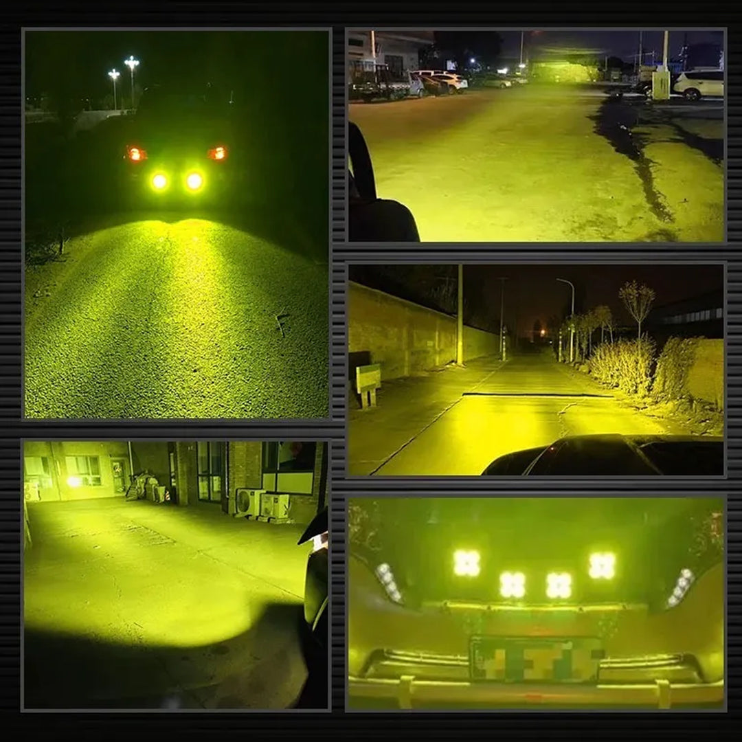 NEBLINERAS LED SUPER 4X4 AMARILLA