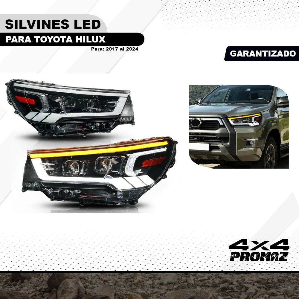 SILVINES DINAMICOS DE HILUX ROCCO O REVO 2021 al 2022