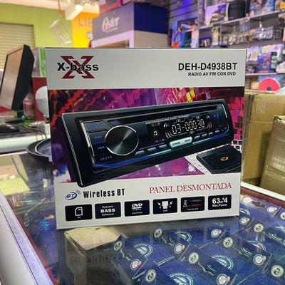 RADIO X-BASS CARATULA DESMONTABLE