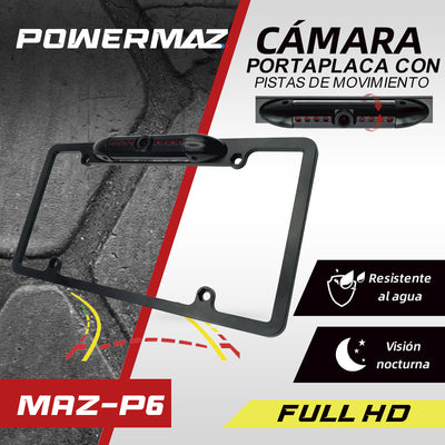 CAMARA DE RETROCESO PORTA-PLACA POWERMAZ
