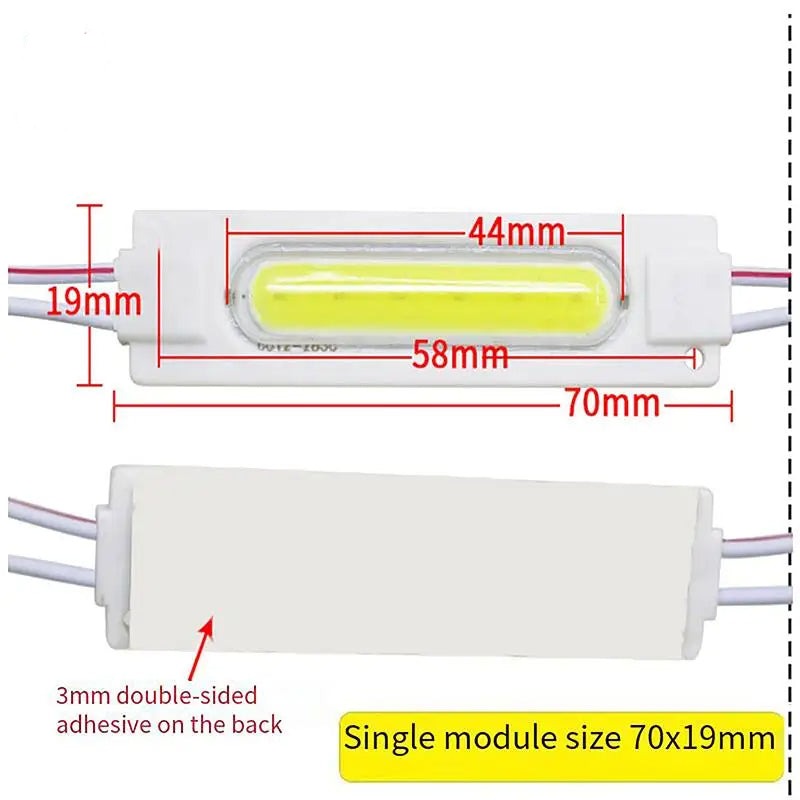 TIRA DE 20 MODULOS LED CON LUPA PEQUEÑO