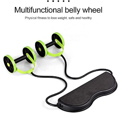 Entrenadores abdominales Doble Ab Roller Wheel Fitness