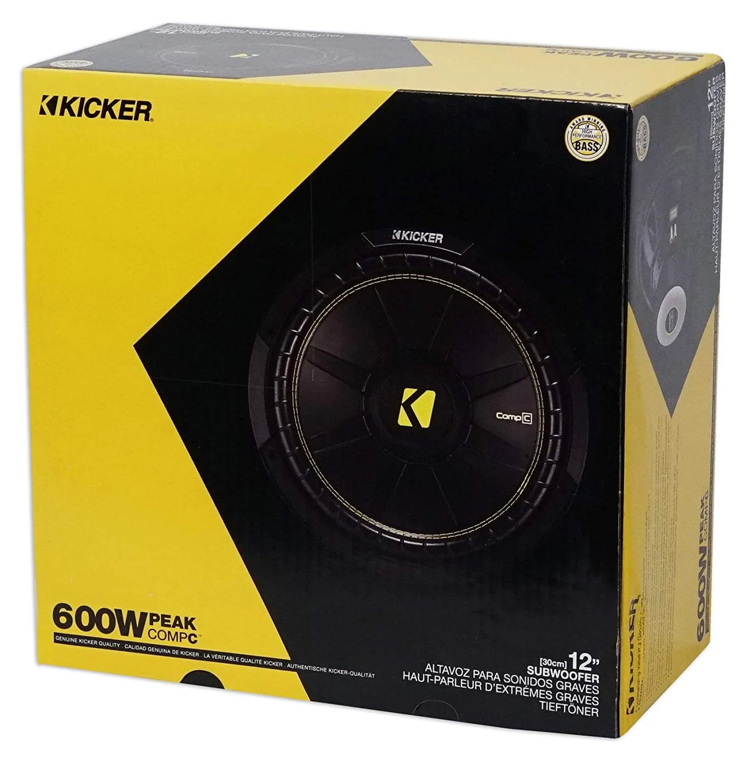 SUBWOOFER  KICKER DE 600 WATTS 12 PULGADAS