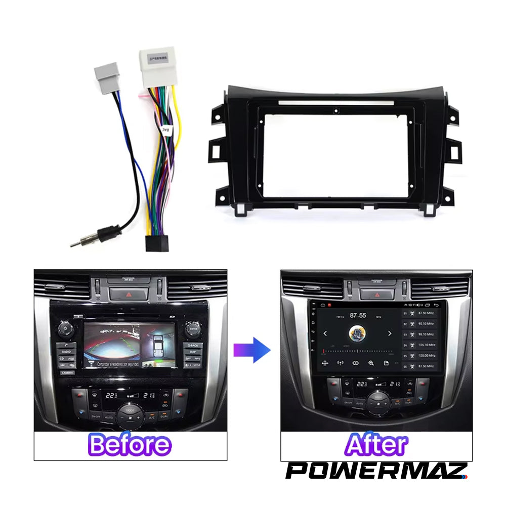 Dash Kit  de 9 Pulgadas NISSAN NAVARA / FRONTIER / TERRA 2014 al 2020