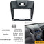 Dash Kit de 9 Pulgadas CHEVROLET TRAILBLAZER, COLORADO S10, ISUZU D-MAX Y MU-X 2012 al 2016