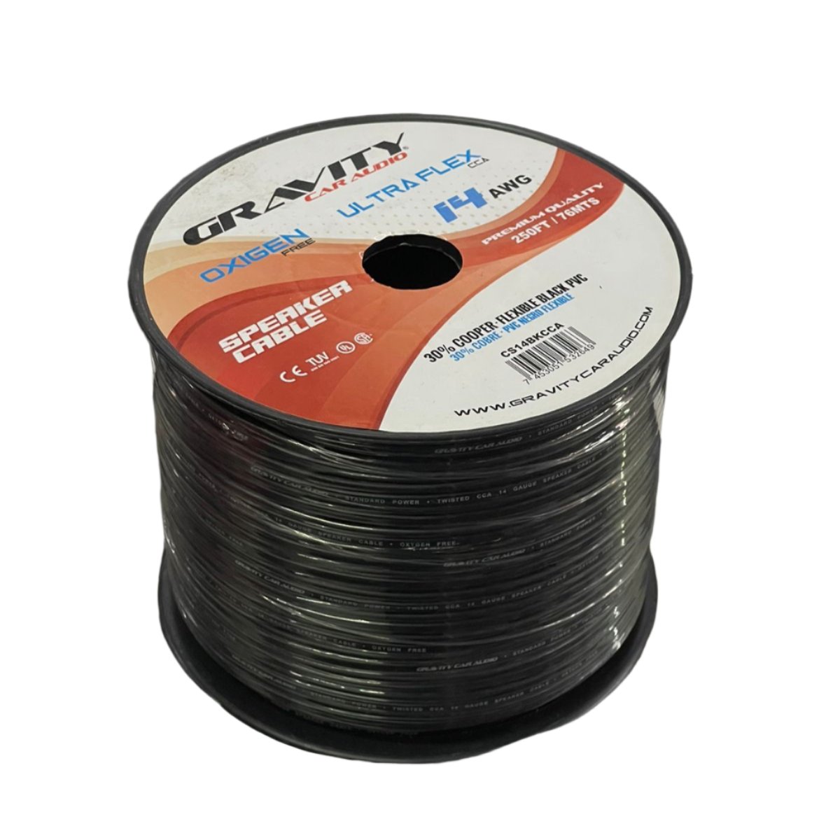 Rollo de cable para bocina GRAVITY ultra flex Calibre 12 38 mts