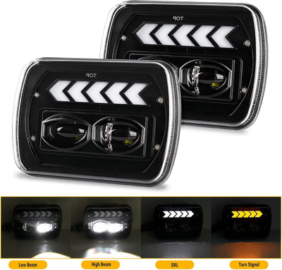 SILVINES LED 7X5 PULGADAS PARA PICKUP 22R