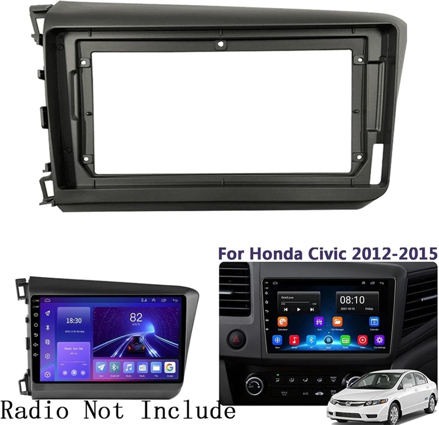 Dash Kit 9 Pulgadas Honda CIvic 2012 al 2015