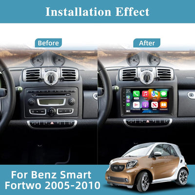 Dash Kit  de 9 Pulgadas MERCEDEZ BENZ SMART 2005 al 2010
