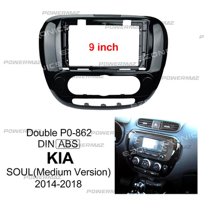 Dash Kit de 9 Pulgadas KIA SOUL 2014 AL 2018