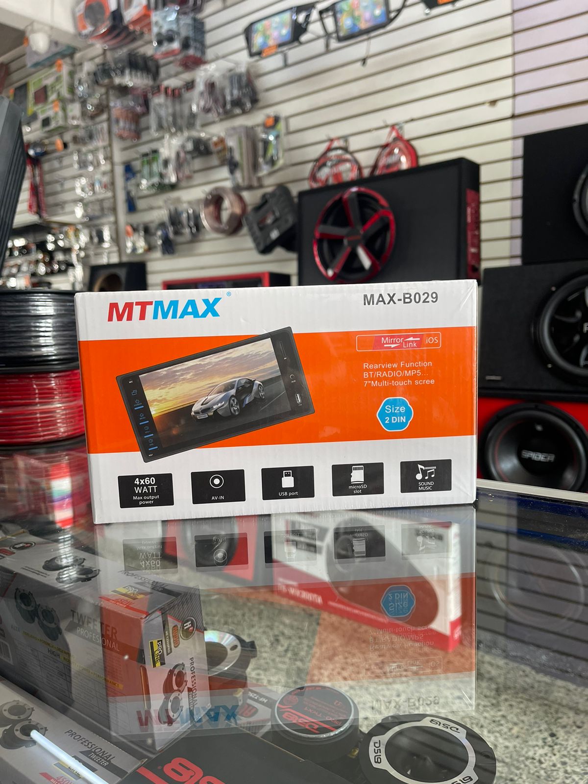 Radio de Pantalla MTMAX 2 Din B028/B029 Full Touch