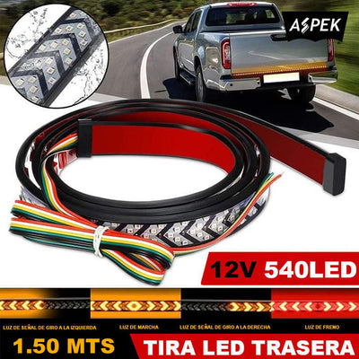 TIRA LED TRASERA 1.50 METROS