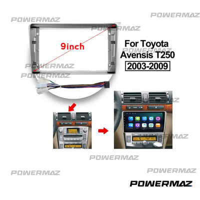 Dash Kit de 9 Pulgadas Toyota Avensis T250 2 II 2003 -2009