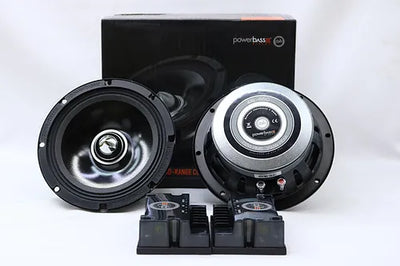 Componente de medios Punta de bala 6.5" POWER BASS C/Tweeter 200W 4XL-65C