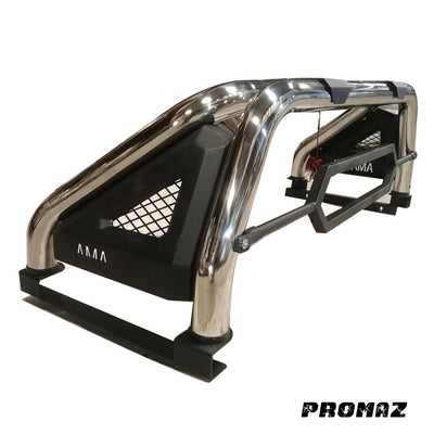 ROLL BAR CROMADO TUBO HEXAGONAL A18