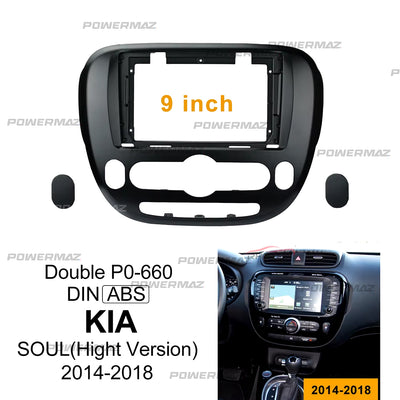 Dash Kit de 9 Pulgadas KIA SOUL 2014 AL 2018