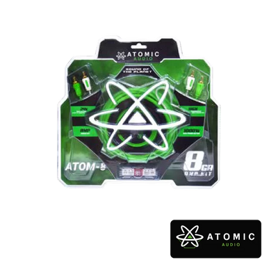 KIT DE CABLES CALIBRE 8 / 1000 WATTS ATOMIC