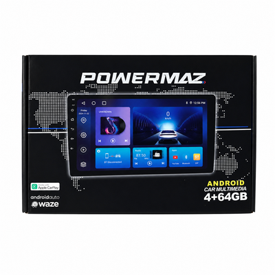 MAZ-M009 / RADIO ANDROID CON CARPLAY 9 PULGADAS POWERMAZ SERIE M