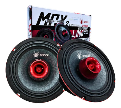 MEDIOS SPIDER DE 6.5 PULGADAS 1000 WATTS / SR-P65MAX2