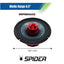 MEDIOS SPIDER DE 6.5 PULGADAS 1000 WATTS / SR-P65MAX2