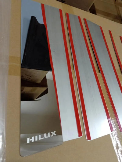 Protectores cromados para puerta, para Toyota Hilux Revo 2016 - 2022