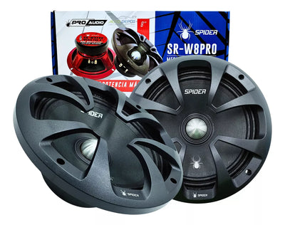 MEDIOS SPIDER DE 8 PULGADAS 600 WATTS / SR-W8PRO