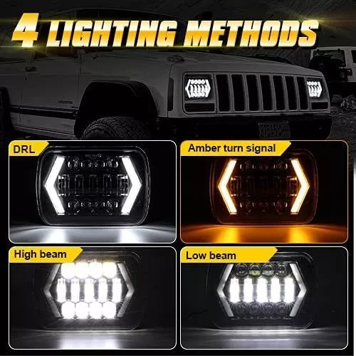 SILVINES LED FLECHA 7X5 PULGADAS PARA PICK  UP Y 22R