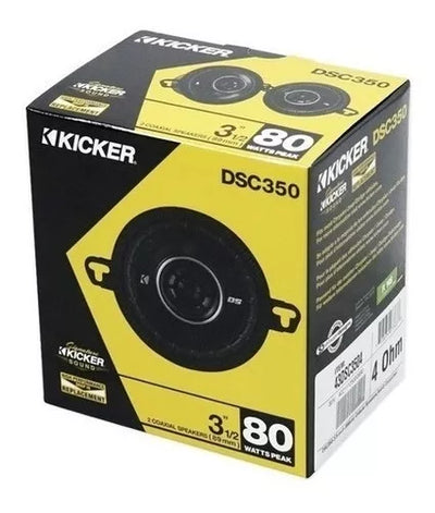 Bocina Kicker Redonda 3.5 PULGADAS 80 WATTS