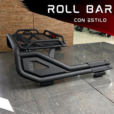ROLL BAR COMANDO CON CANASTA