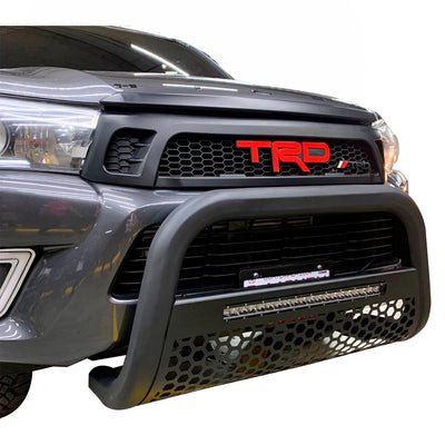 DEFENSA CENTRAL TUBO HEXAGONAL CON BARRA LED