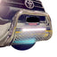 DEFENSA CROMADA CENTRAL TUBO HEXAGONAL CON BARRA LED