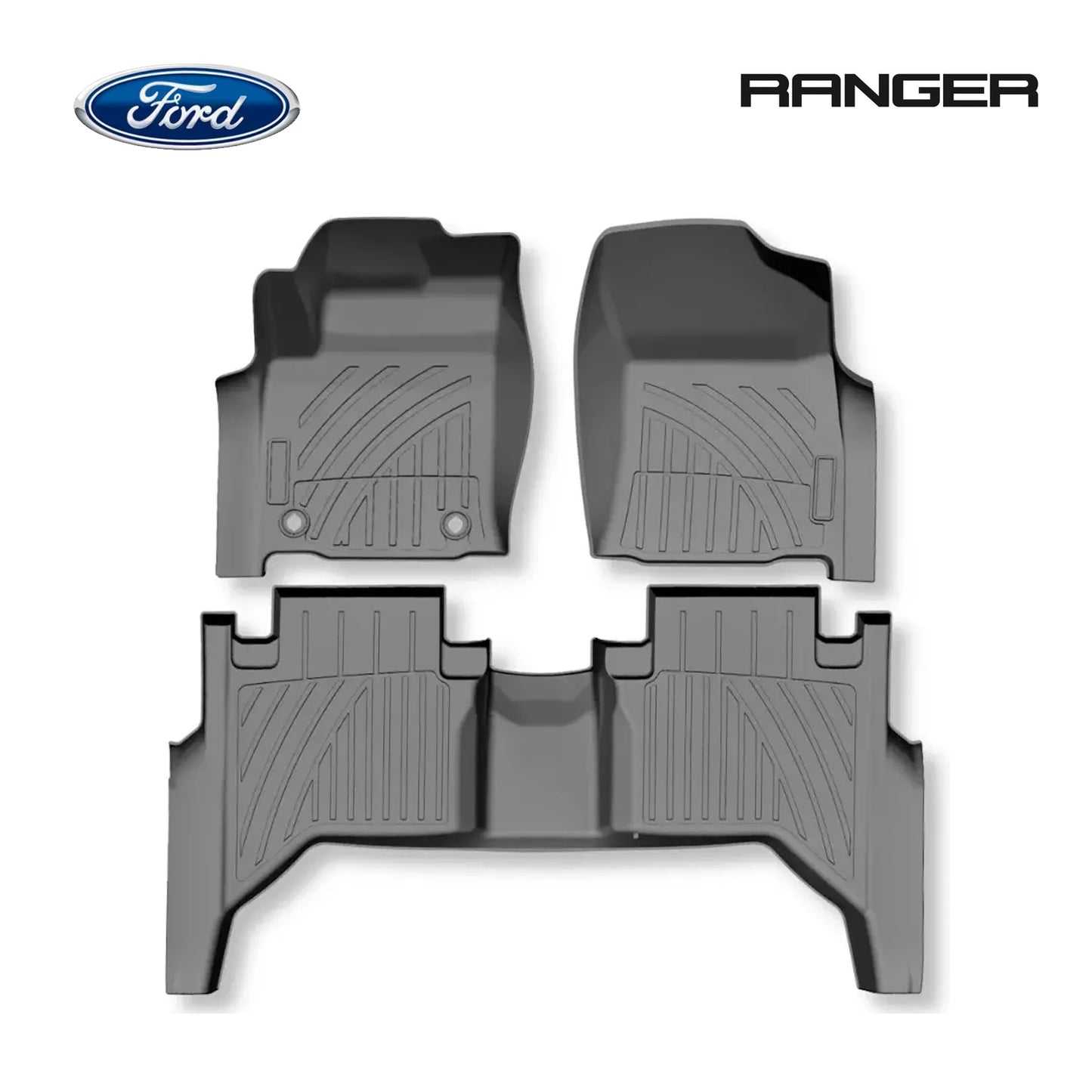 ALFOMBRA 3D para Ford Ranger 2015 al 2017 3 Piezas