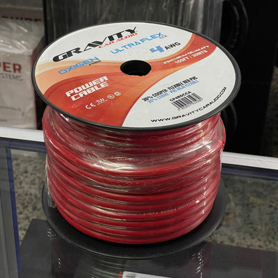 Rollo de cable para bocina GRAVITY ultra flex Calibre 4 30 mts