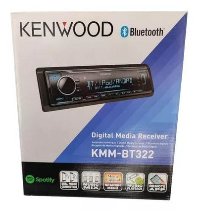 RADIO KENWOOD CON BLUETOOTH MULTICOLOR | KMM-BT322