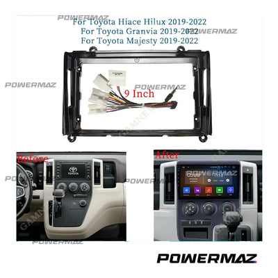 Dash Kit  de 9 Pulgadas TOYOTA HIACE 2019 al 2022