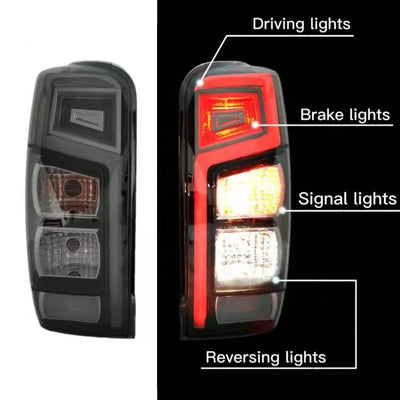 LUCES TRACERAS STOP PARA L200 DEL 2019 AL 2023 AHUMADOS