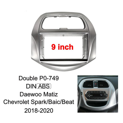Dash Kit de 9 Pulgadas DAEWOO MATIZ / CHEVROLET SPARK/BAIC/BEAT 2018 al 2020