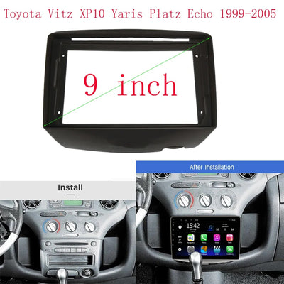 Dash Kit de 9 Pulgadas TOYOTA VITZ/ YARIS/ ECHO 1999 al 2005