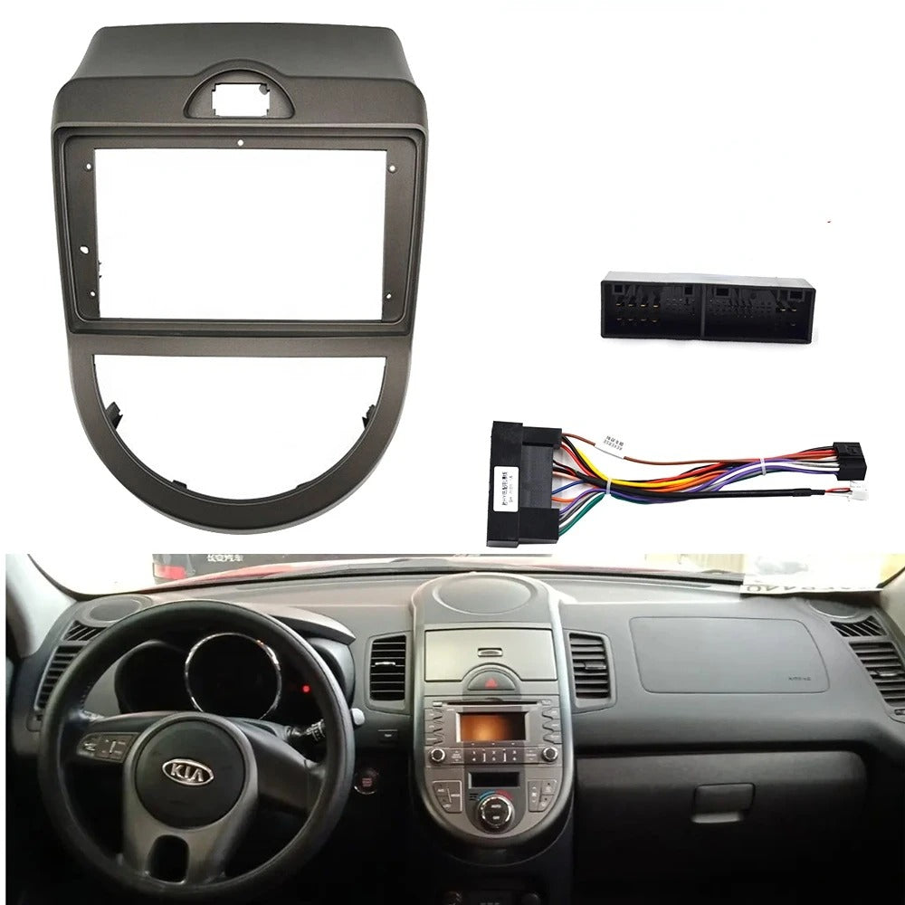 Dash Kit  de 9 Pulgadas KIA SOUL 2008 al 2013