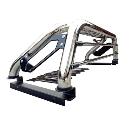 ROLL BAR CROMADO A10