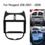 Dash Kit de 9 Pulgadas PEUGEOT 206 2002 al 2010