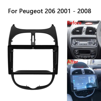 Dash Kit de 9 Pulgadas PEUGEOT 206 2002 al 2010