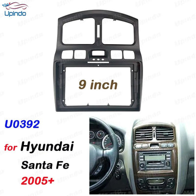 Dash Kit  de 9 Pulgadas HYUNDAI SANTA FE 2005 al 2012