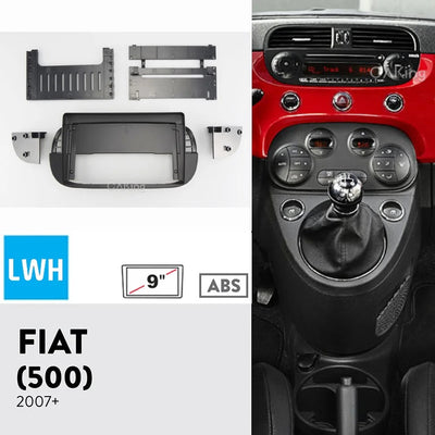 Dash Kit  de 9 Pulgadas FOR FIAT 500 2007 al 2015