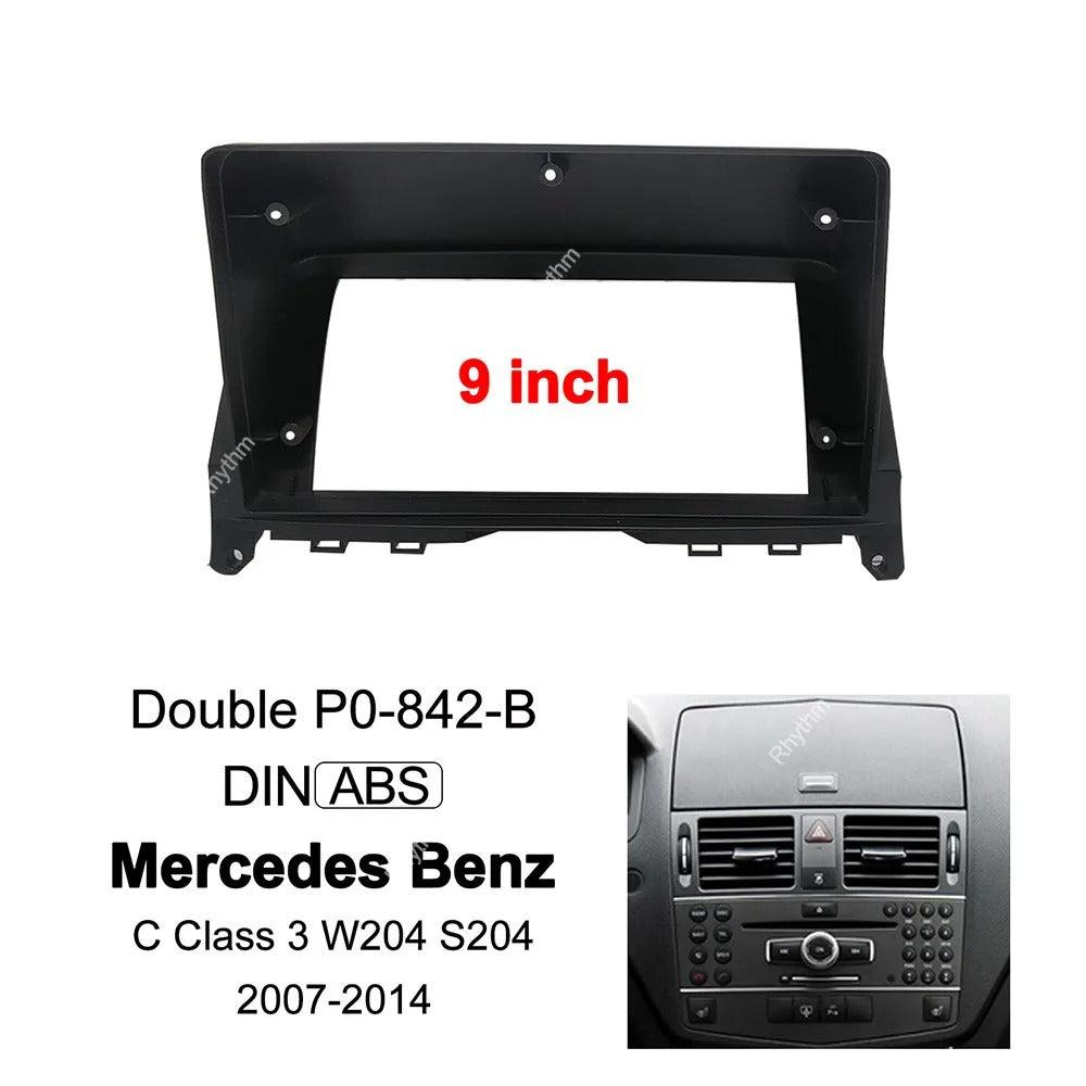 Dash Kit de 9 Pulgadas Mercedes Benz Clase C 3, W204, S204, 2007 al 2014