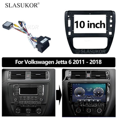 Dash Kit de 10 Pulgadas VOLKSWAGEN JETTA O SAGITAR 2011 al 2018