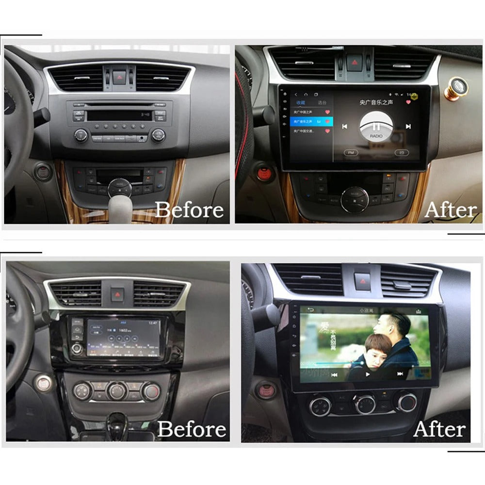 Dash Kit  de 10 Pulgadas NISSAN SYLPHY Y SENTRA 2013 al 2017