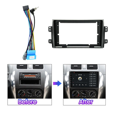 Dash Kit  de 9 Pulgadas SUZUKI SX4 2006 al 2014