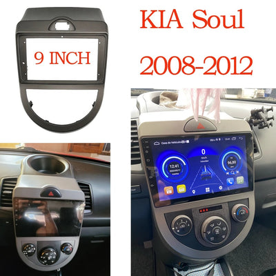 Dash Kit  de 9 Pulgadas KIA SOUL 2008 al 2013