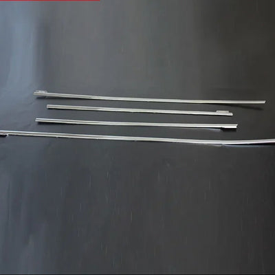 Embellecedor cromado para puerta y ventana, para Toyota Hilux Revo 2016 - 2022